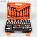 37 PCs Ratchet Spanners Torque Clera Conjunto